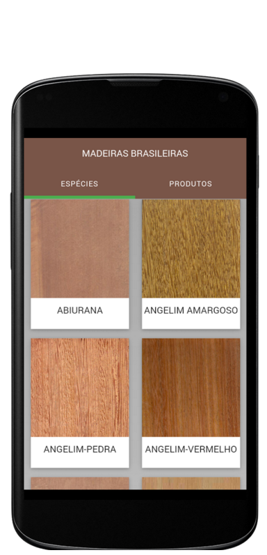 Conheça o app Catálogo Madeiras Brasileiras