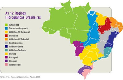 Importância do Cerrado para as regiões hidrográficas brasileiras.