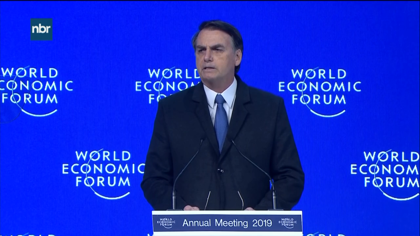Presidente declara em Davos que pretende preservar o meio ambiente junto ao desenvolvimento econômico