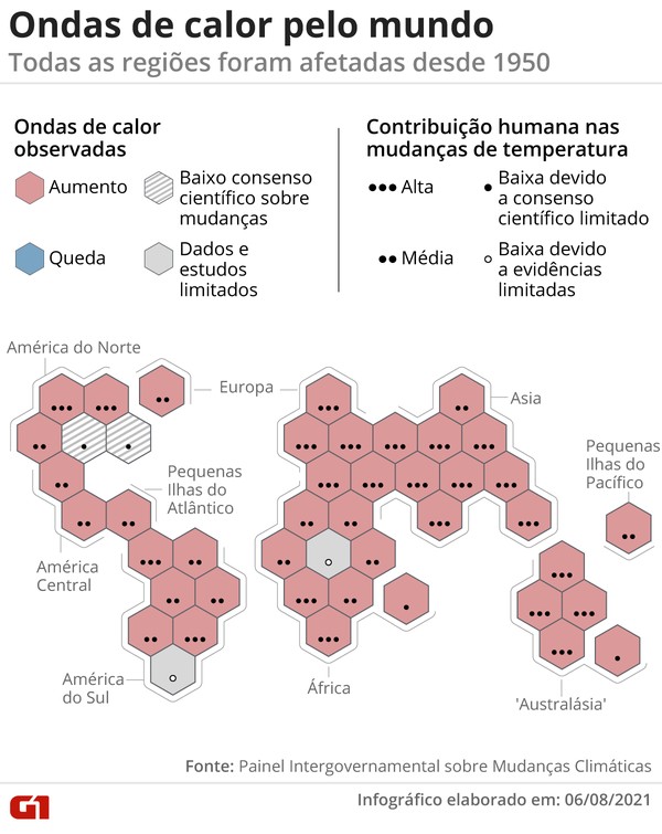 ondas de calor pelo mundo