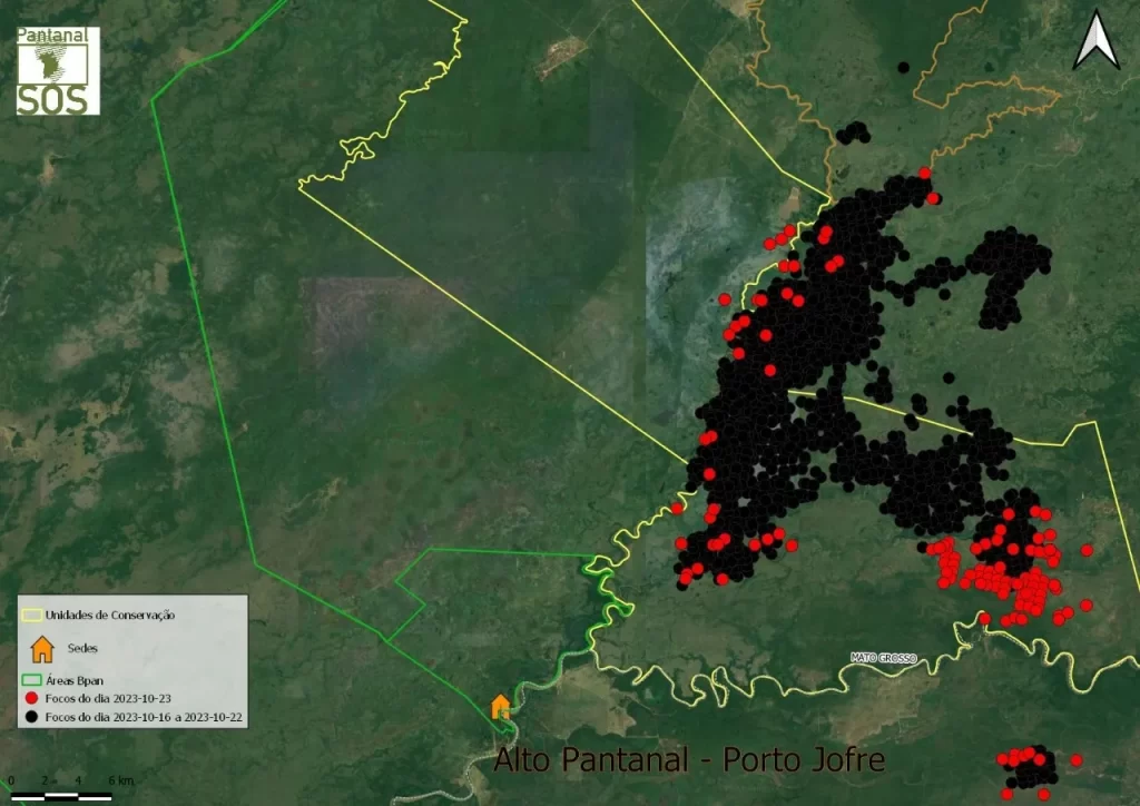 nova queimada no pantanal