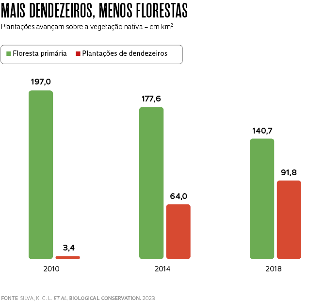 Dendezeiros avançam no Pará