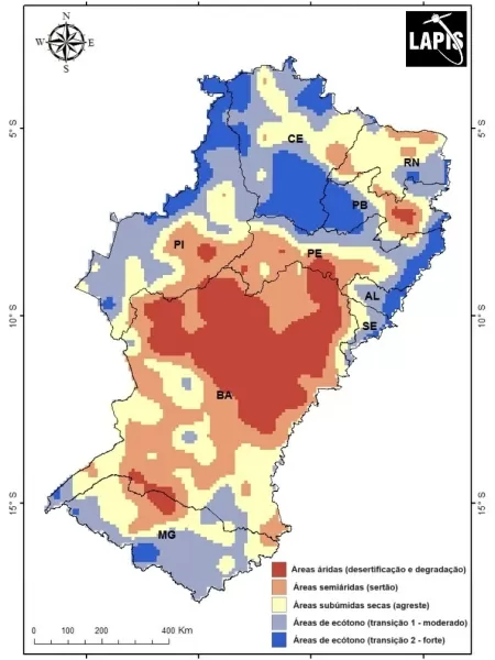 desertificação no Brasil