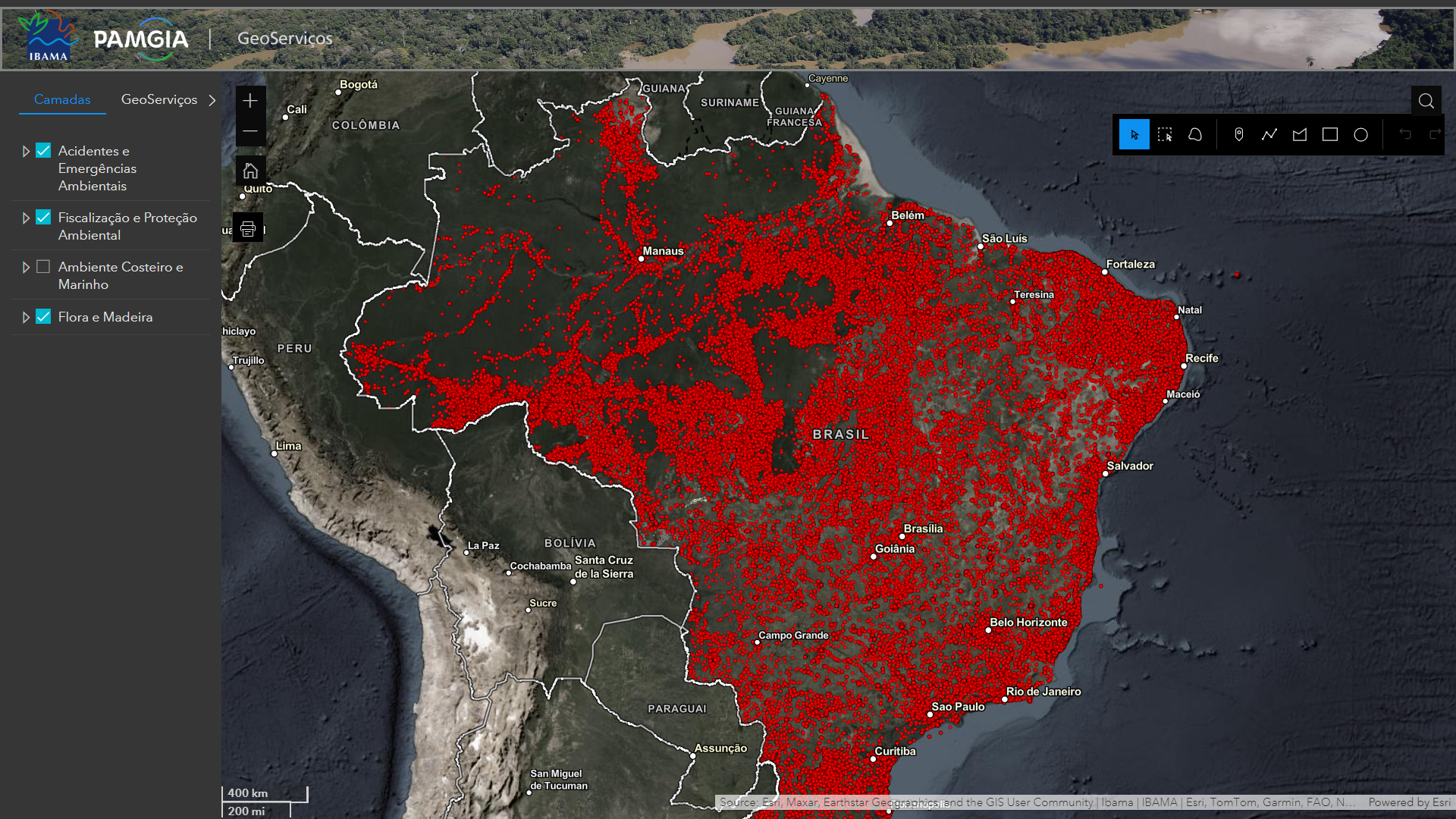RECOOPERAR: Nova plataforma do Ibama terá dados de áreas degradadas de todo o Brasil