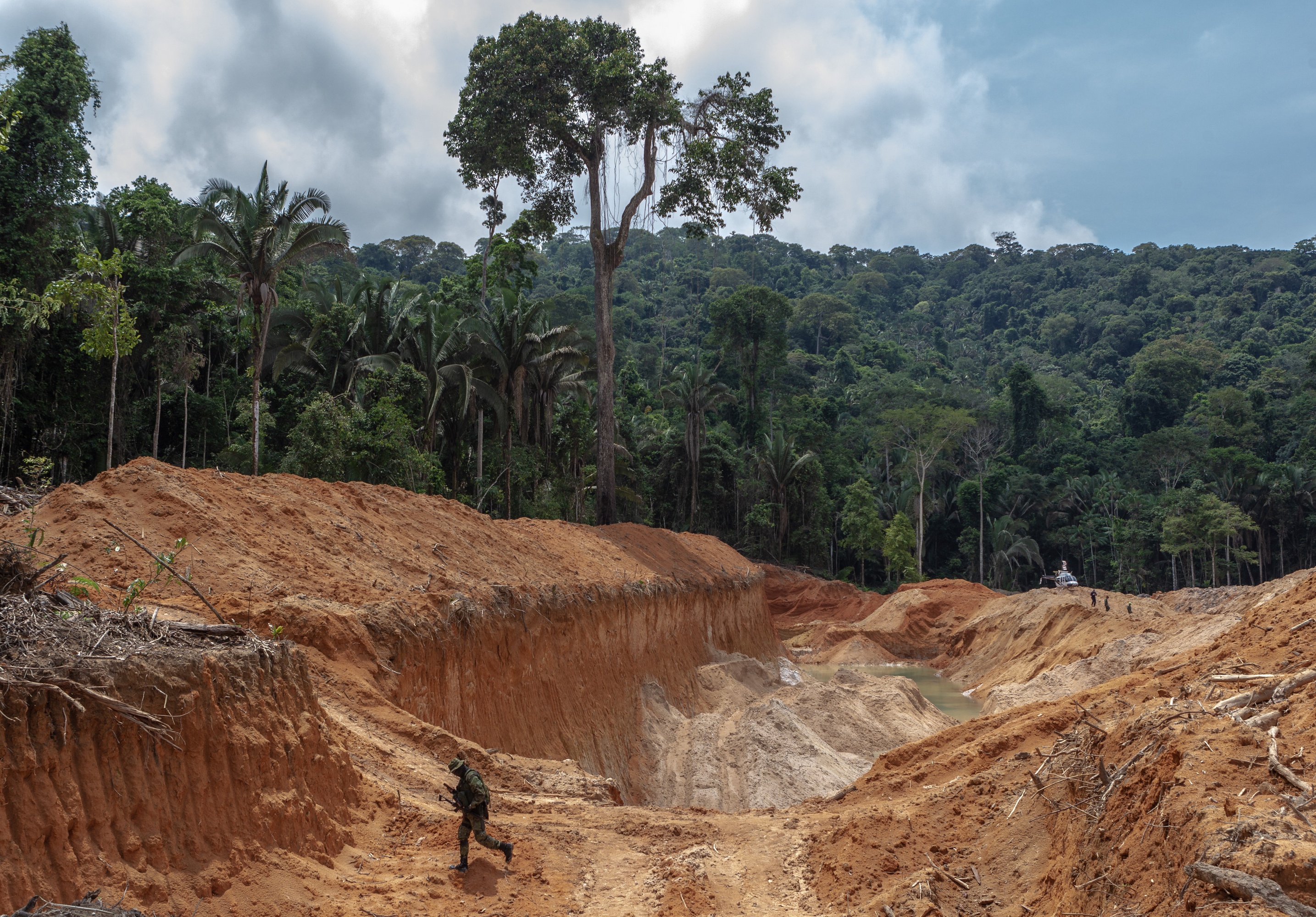 Mineração ilegal de ouro nos biomas brasileiros: Liberação de carbono, contaminação por mercúrio e riscos à saúde pública