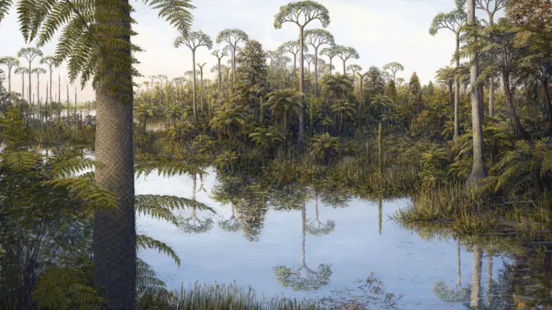 Floresta fóssil revela oásis em meio ao deserto do Permiano